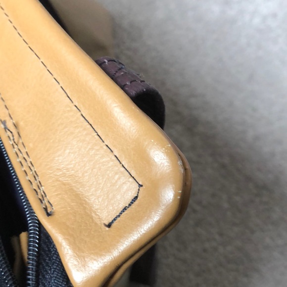 Vintage Leather Colour Block Purse - Picture 11 of 11